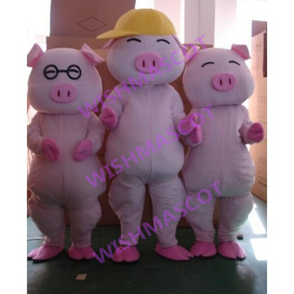 Confused Pig Brothers Mascot Costume