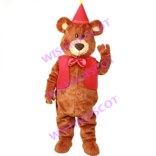 Cute Teddy Bear Mascot Costume For Birthday Party