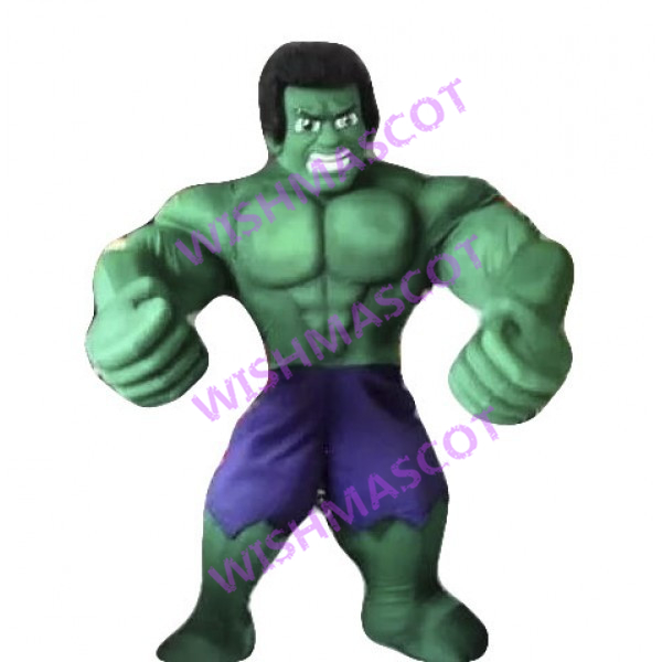 Mighty Hulk With Muscle Mascot Costume