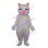 Mignon Cat With Pink Nose Mascot Costume