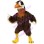 Concentrated Long-haired Eagle Mascot Costume