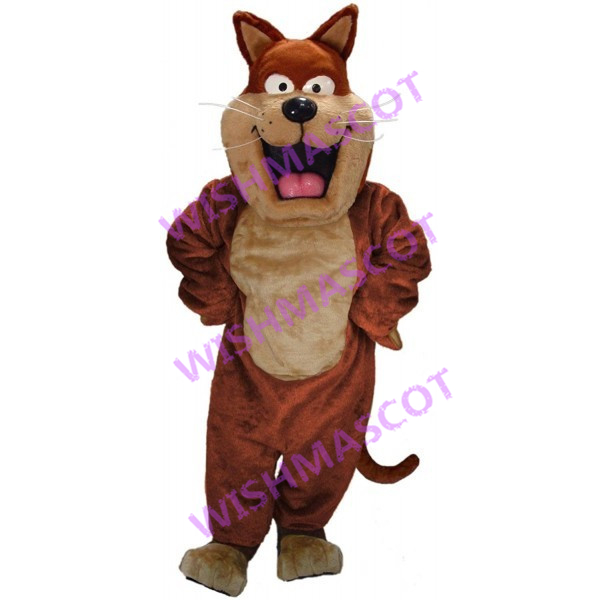 Silly Dog With Open Mouth Mascot Costume