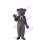 Grey Bear With Towel Mascot Costume