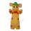 Cartoon Mouse With Long Polka Dot Dress Mascot Costume