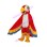 Large Red Bird Mascot Costume