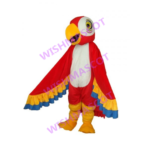 Large Red Bird Mascot Costume