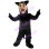 Funny Look Black Tiger Mascot Costume