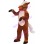 Standing Horse With White Tail Mascot Costume