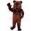 Exuberant Little Brown Bear Mascot Costume