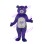 Purple Lollipop Bear Mascot Costume