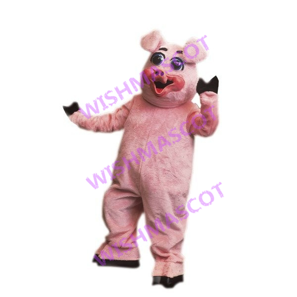 Happy Dancing Pig Mascot Costume