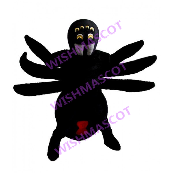 Poisonous Spider With Six Eyes Mascot Costume