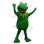 Jubilant Green Frog Mascot Costume