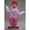 Entertaining Red-haired Clown Mascot Costume