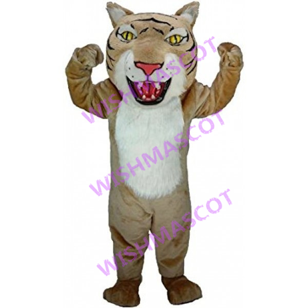 Powerful Roaring Tiger Mascot Costume