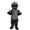Black Dragon With Wings Mascot Costume