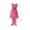Festive Pink Cat Mascot Costume