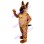 Violent Brown Jackal Mascot Costume