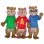 Naughty Cute Chipmunk Brother Mascot Costume