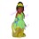 Confident Black Tiana Princess Mascot Costume