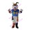 Dumb Dog With H Vest Mascot Costume
