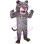 Grim Leopard With Blue Eyes Mascot Costume
