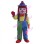 Colorful Gymboree Clown Mascot Costume