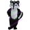Clever Black Fox Mascot Costume
