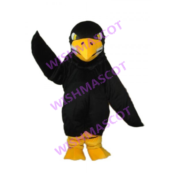 Whole Black Eagle Mascot Costume