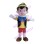 Puppet Pinocchio With Blue Eyes Mascot Costume