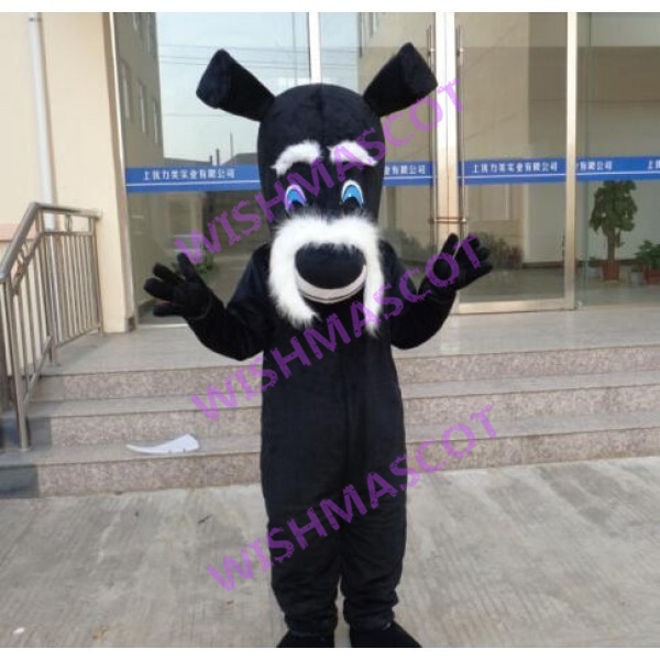 Blue-eyed Dog With White Eyebrow Mascot Costume