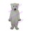 Polar Bear With Triangular Nose Mascot Costume