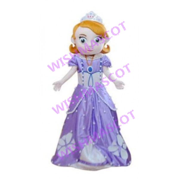 Helpful Pretty Sofia Princess Mascot Costume