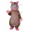 Female Mouse With Pink Limbs Mascot Costume