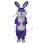 Blue & White Bunny Mascot Costume