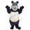 Overjoyed Blue Eyes Panda Mascot Costume