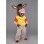 Leisurely Pleasant Donkey Mascot Costume