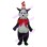 Magic Cat With Big Red Tie Mascot Costume