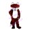 Surprised Brown Fox Mascot Costume