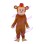 Blessing Monkey Wearing Red Hat Mascot Costume