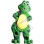 Green Eyes Spitting Snake Mascot Costume
