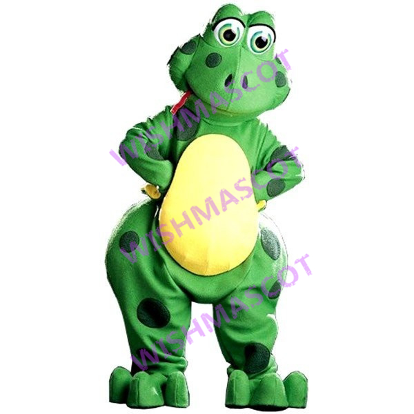 Green Eyes Spitting Snake Mascot Costume