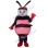 Flying High Pink Bee Mascot Costume