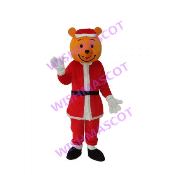 Christmas Winnie The Pooh Mascot Costume