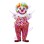 Clownish Joyful Clown Mascot Costume