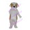 Civilized White & Brown Dog Mascot Costume