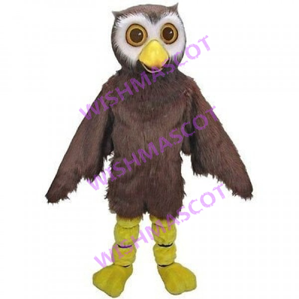 Night Vision Furry Owl Mascot Costume