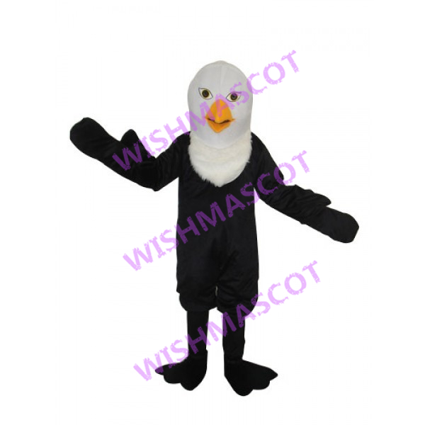 White Head Eagle Mascot Costume With Long Body
