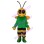 Little Bee Mascot Costume Wearing Green Boots