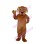 Friendly Honest Brown Dog Mascot Costume